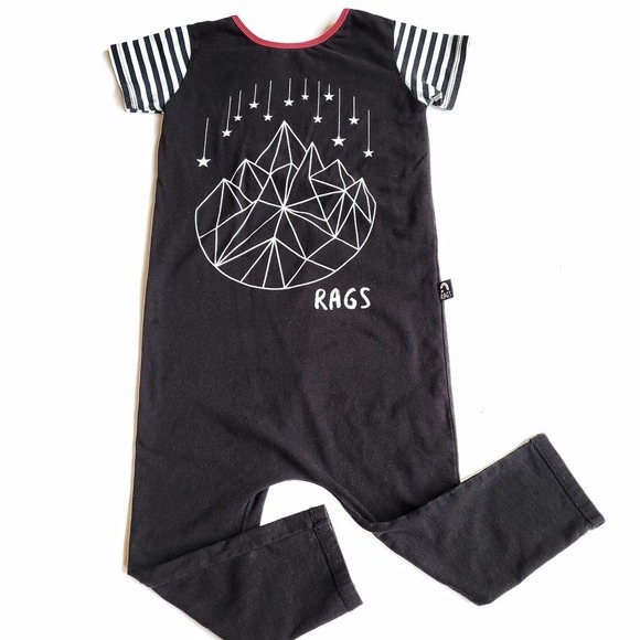 Rags to Raches 3/4 Geostar Romper Original HTF - Picture 1 of 5